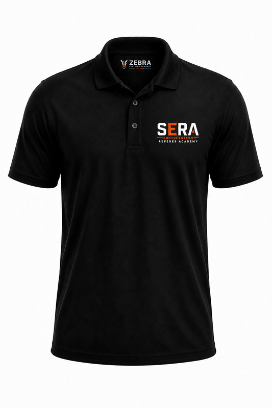 Orange E Logo SERA Golf Polo