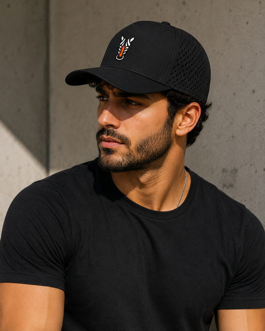 Zebra 3D Embroidered Patch Dri-Fit Hat