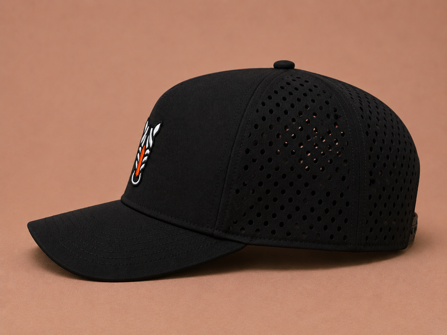 Zebra 3D Embroidered Patch Dri-Fit Hat